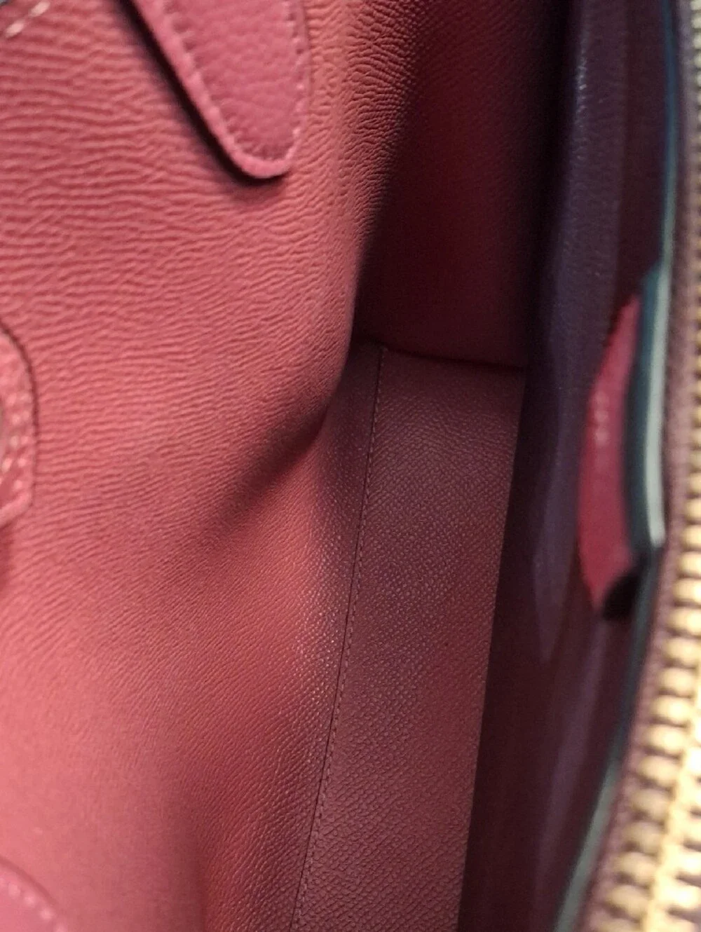 Coach Willow Leather Tote in Wine/berry with Gold Hardware Includes Dust Bag